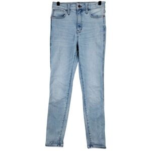 Madewell Curvy Roadtripper Jeans High Rise Light Wash Skinny Size 26